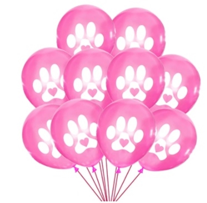 Picture of Paws Birthday Pink Balloon